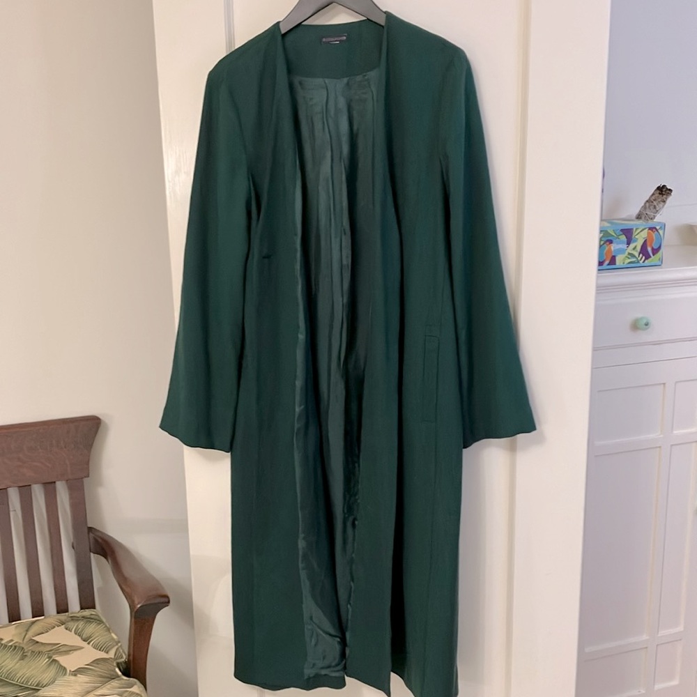 NWOT! Gorgeous Eileen Fisher Trench/Long Coat